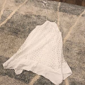 Sweet White Susana Monaco Halter Dress